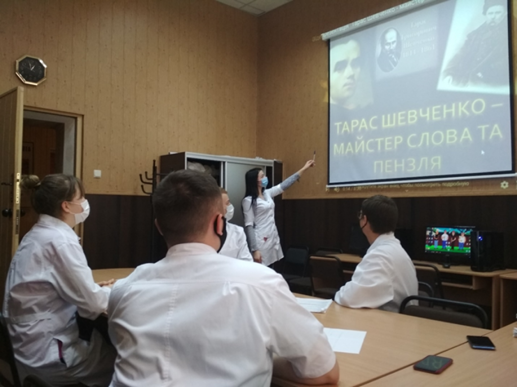 Загальнокафедральна виховна година присвячена  ювілею Т.Г.Шевченко.